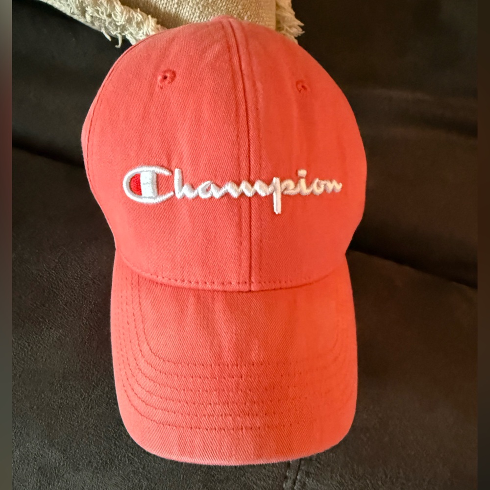 AUTHENTIC Champion Red Baseball Cap - urban outfitters